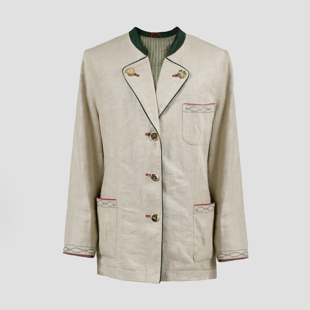 SCHNEIDERS Ladies Dolores Linen Jacket US 16 EU 44 Made in Austria
